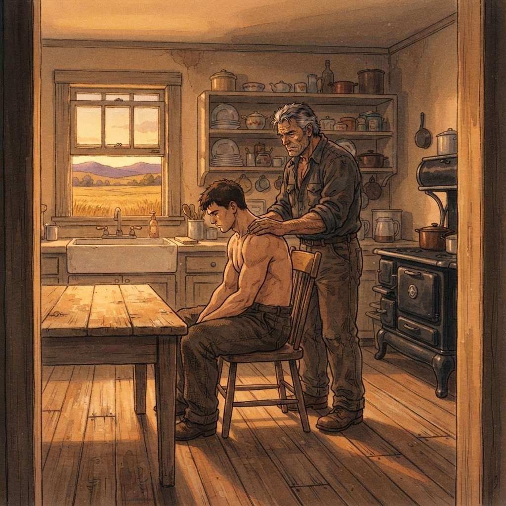 Dad & Son — illustration